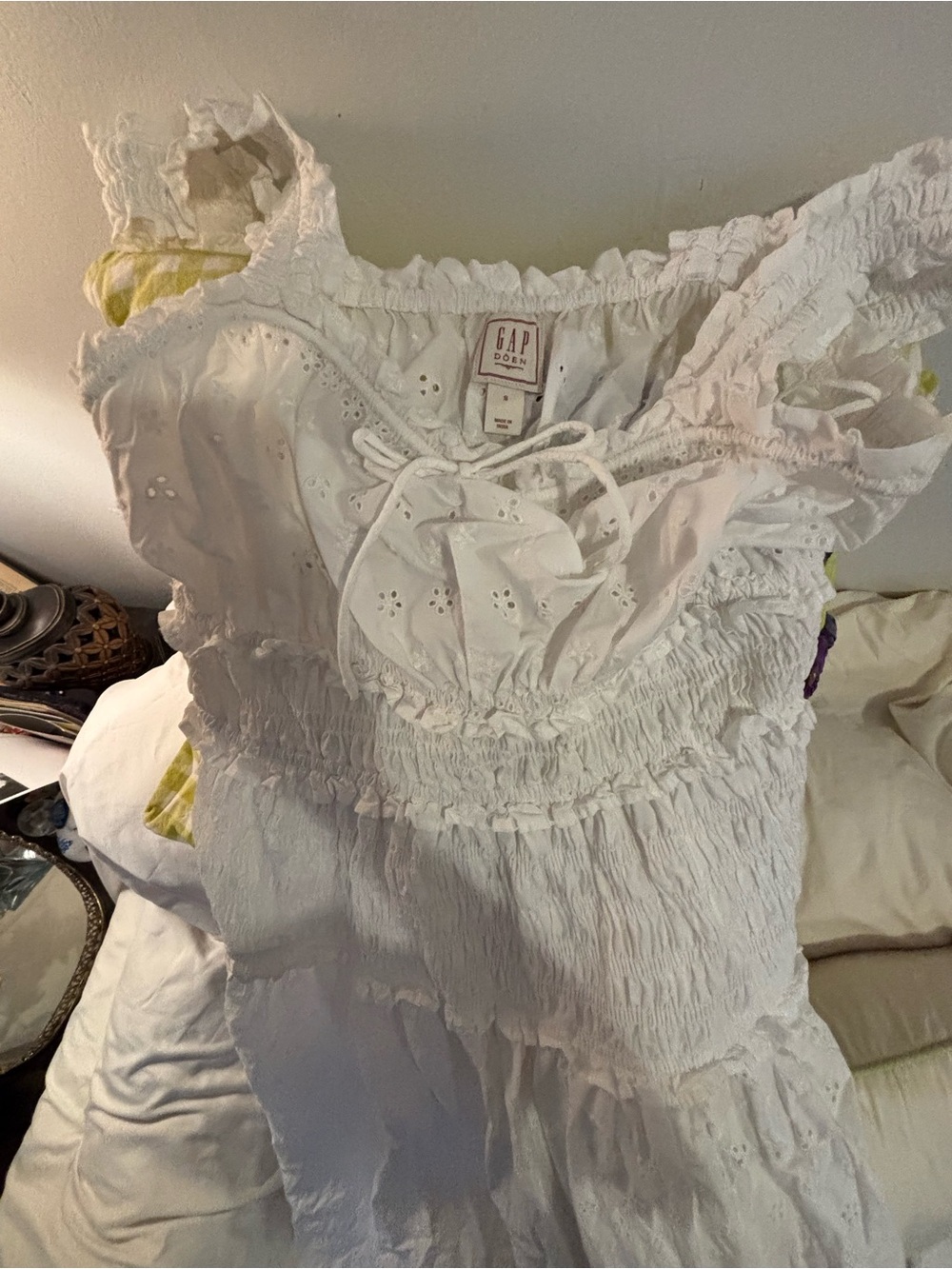 Only worn once Gap × DÔEN Eyelet Midi Dress in Size S! - Picture 6 of 7